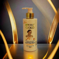 BYK Gold Natural Whitening Face and Body Lotion with Egyptian Milk, Alpha Arbutin, Gigawhite, and Pearl Powder